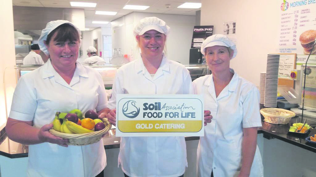 Golden moment for catering team